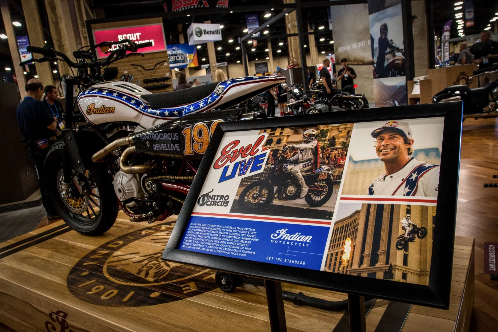 Travis Pastrana is very much the Evel Knievel of today's world - although a thousand times more accomplished than the man who inspired him. It was fitting that Pastrana got to recreate and surpass some of Knievel's most famous jumps - and on a bike far less jump-friendly than his regular motocross machines, to boot.