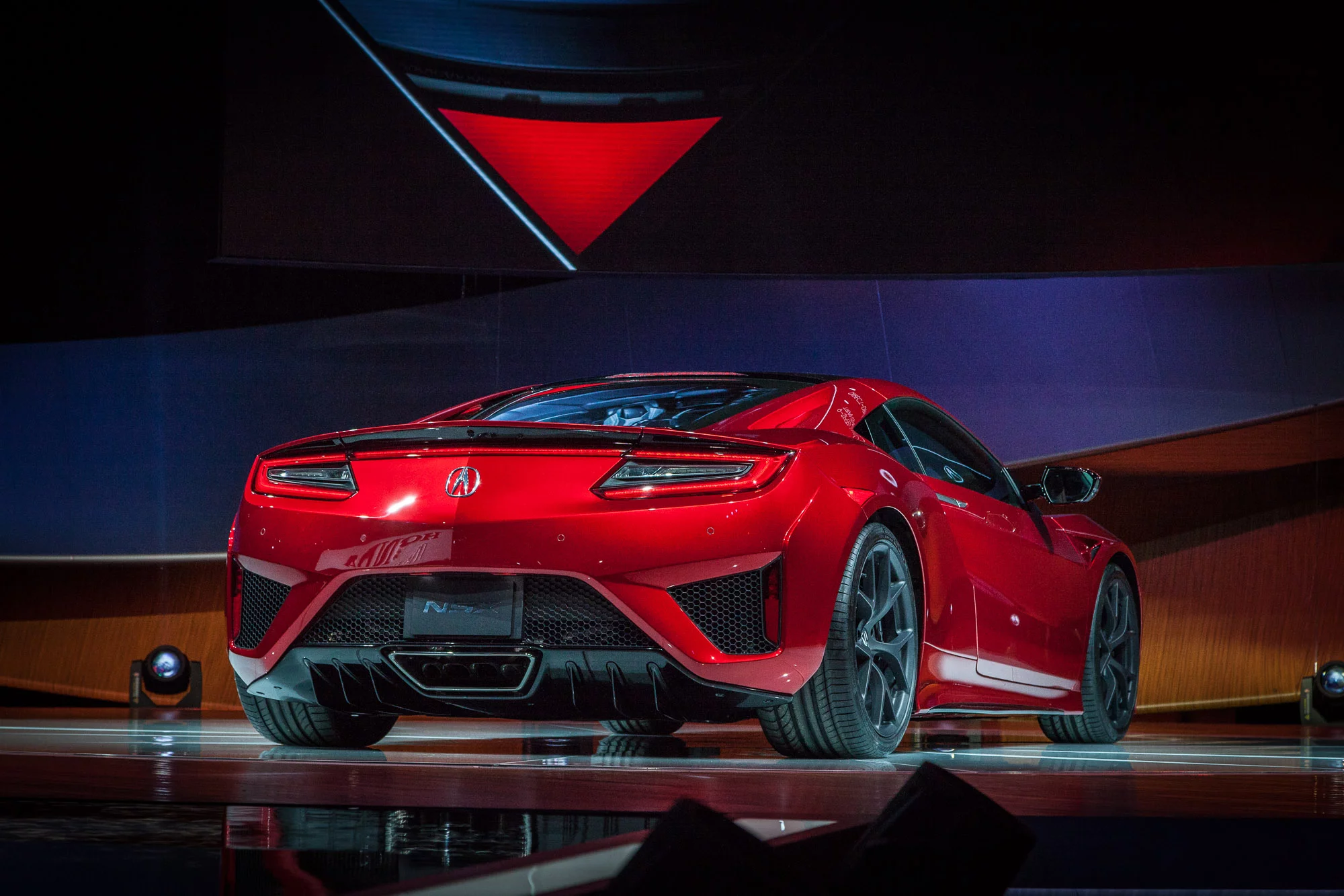 The production spec Acura NSX Version 2.0