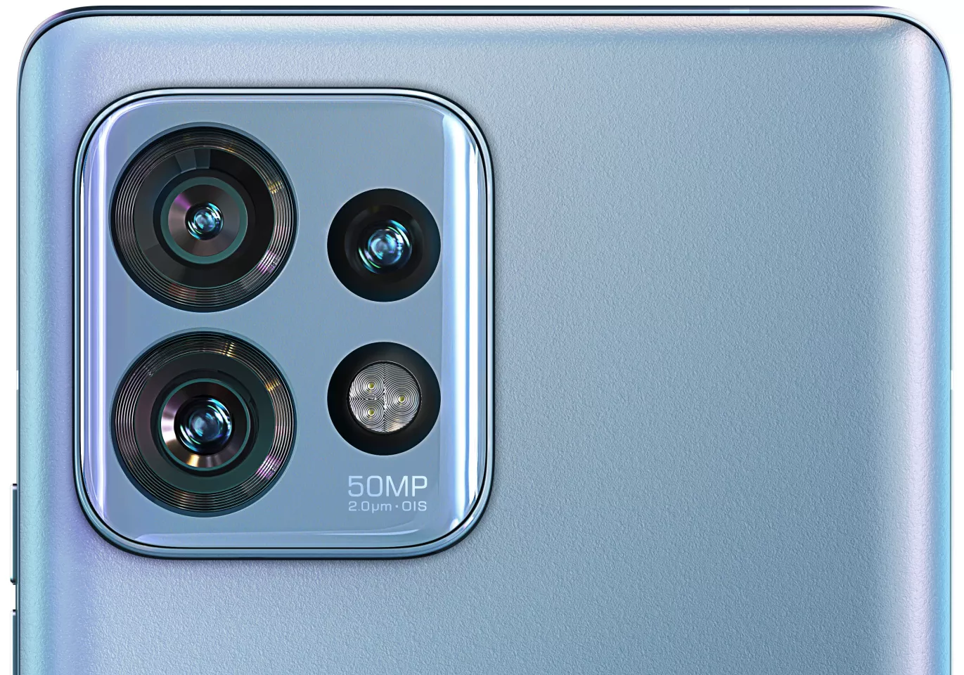 The rear camera bump is home to a 50-MP main, a 50-MP ultra-wide and a 12-MP telephoto