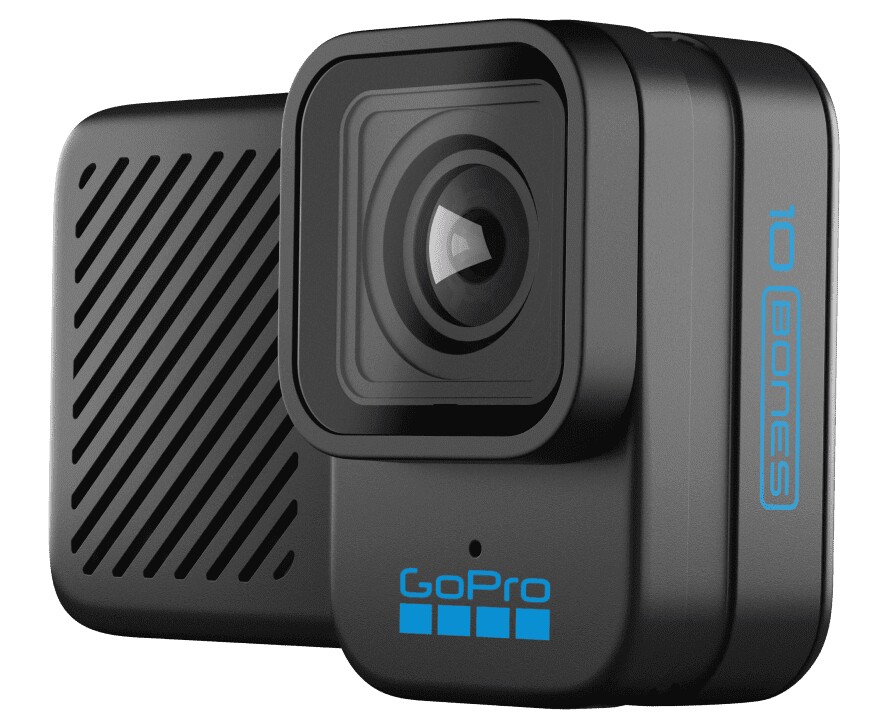 The GoPro Hero10 Black Bones features a replaceable lens cover