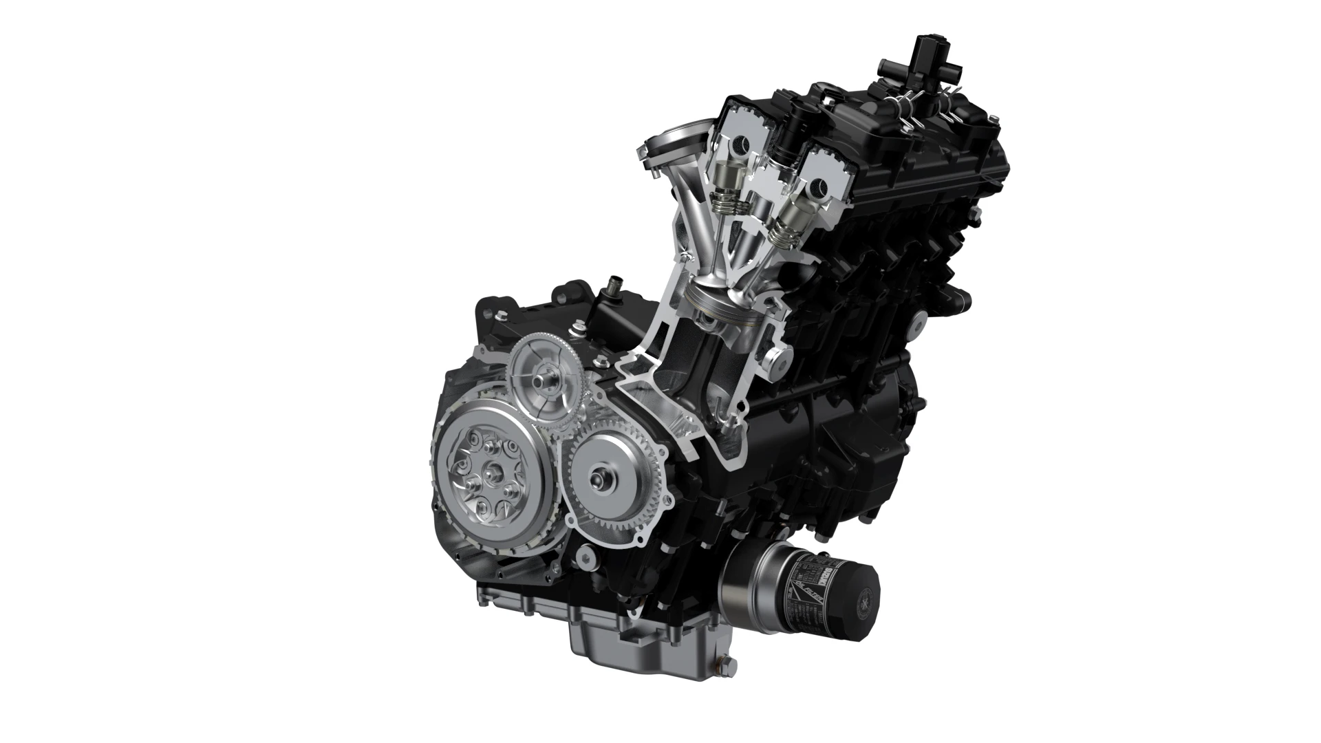 Suzuki Katana 3.0: engine cutaway