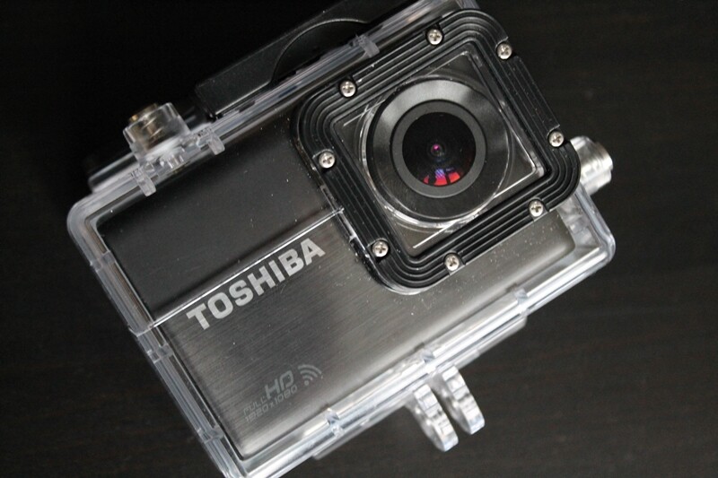 The camera buttons are a little less responsive when it is enclosed in the case and the screen is slightly more difficult to see