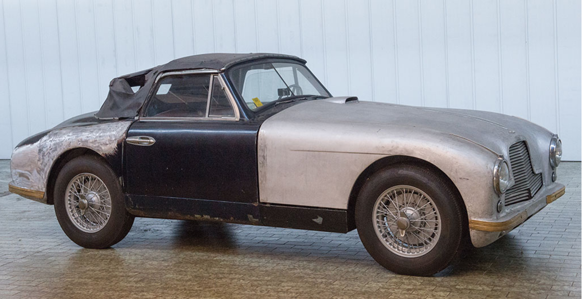 This 1952 Aston Martin DB2 DHC sold for €504,000 ($534,543) at RM-Sotheby’s Duemila Route sale in Milan