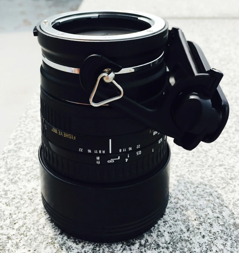 The Clip and Lens Flipper make it easy to carry and deploy a second lens