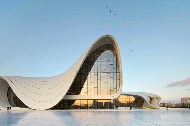 Zaha Hadid's Heydar Aliyev Centre has already been awarded a Design of the Year gong, can it snag the RIBA International Prize too?