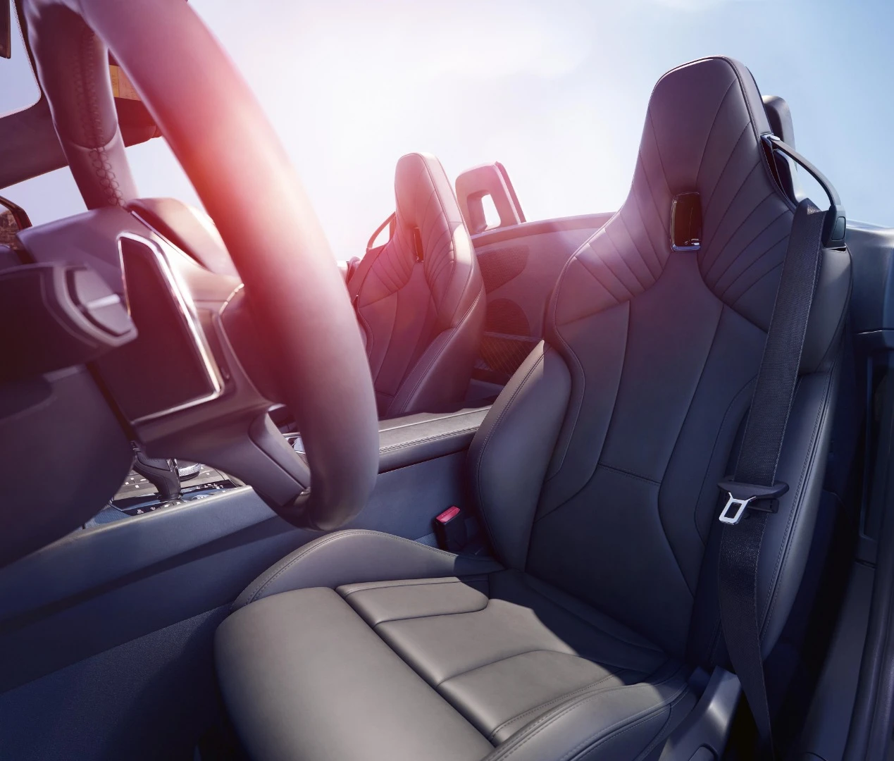 Exclusive leather seating will be offered in special editions of the new BMW Z4