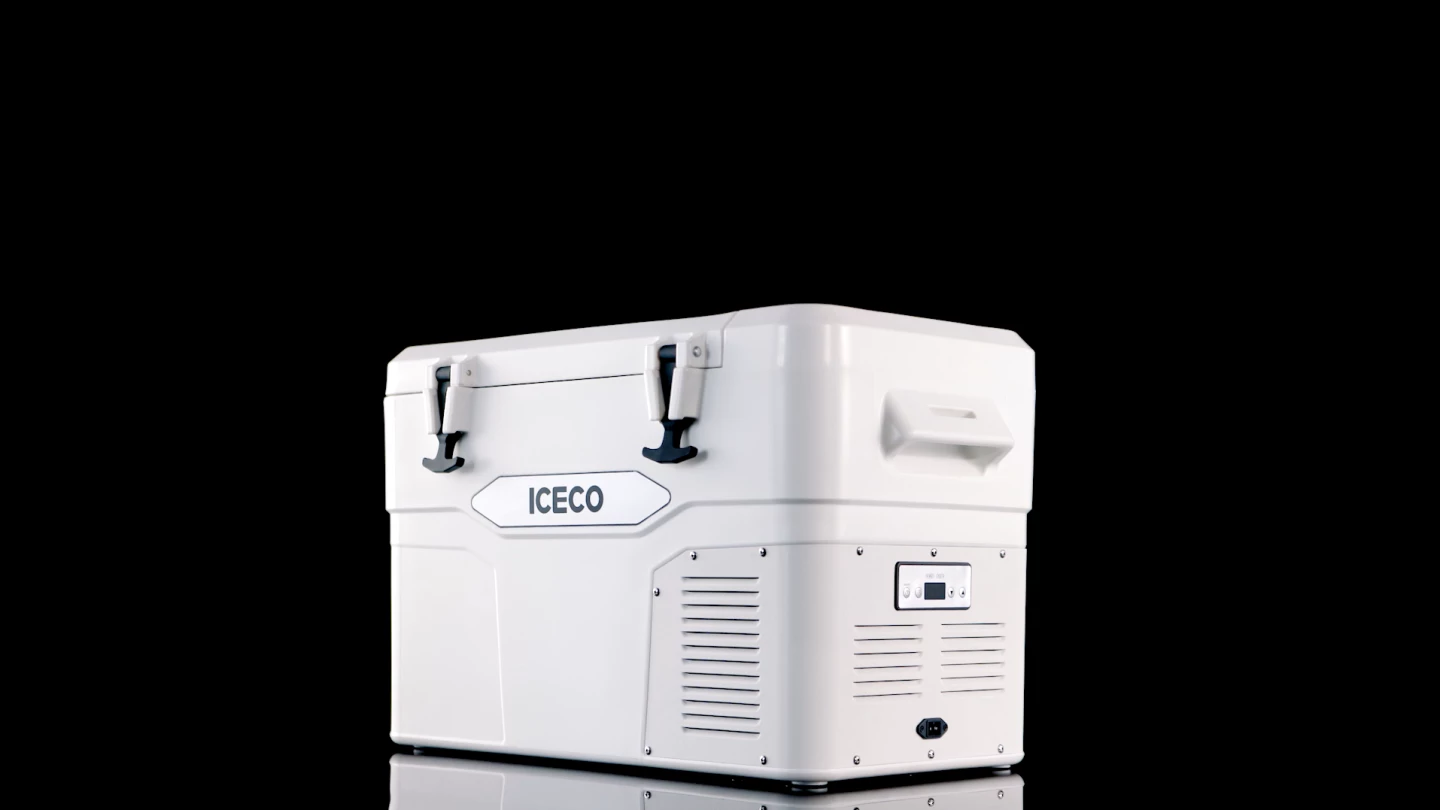 The Iceco iCooler has temperature controls on its side