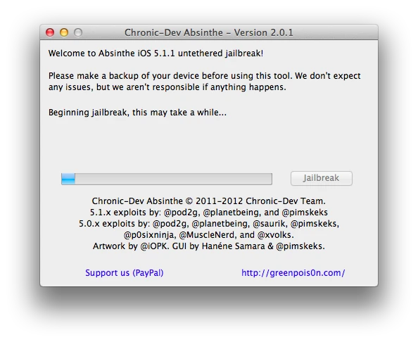 Stage two of Jailbreak process