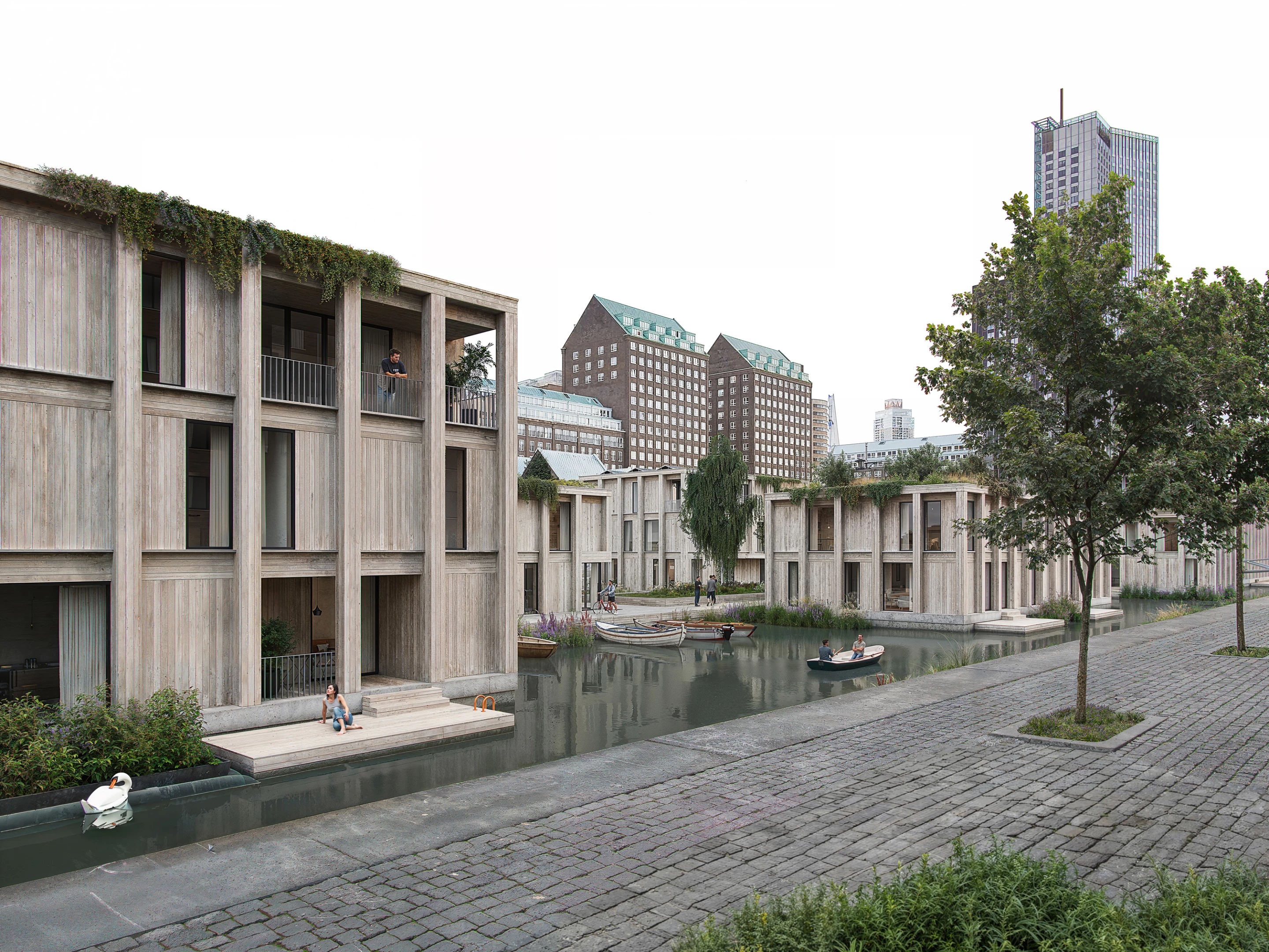 Spoorweghaven will include multiple gardens, terraces, and communal areas