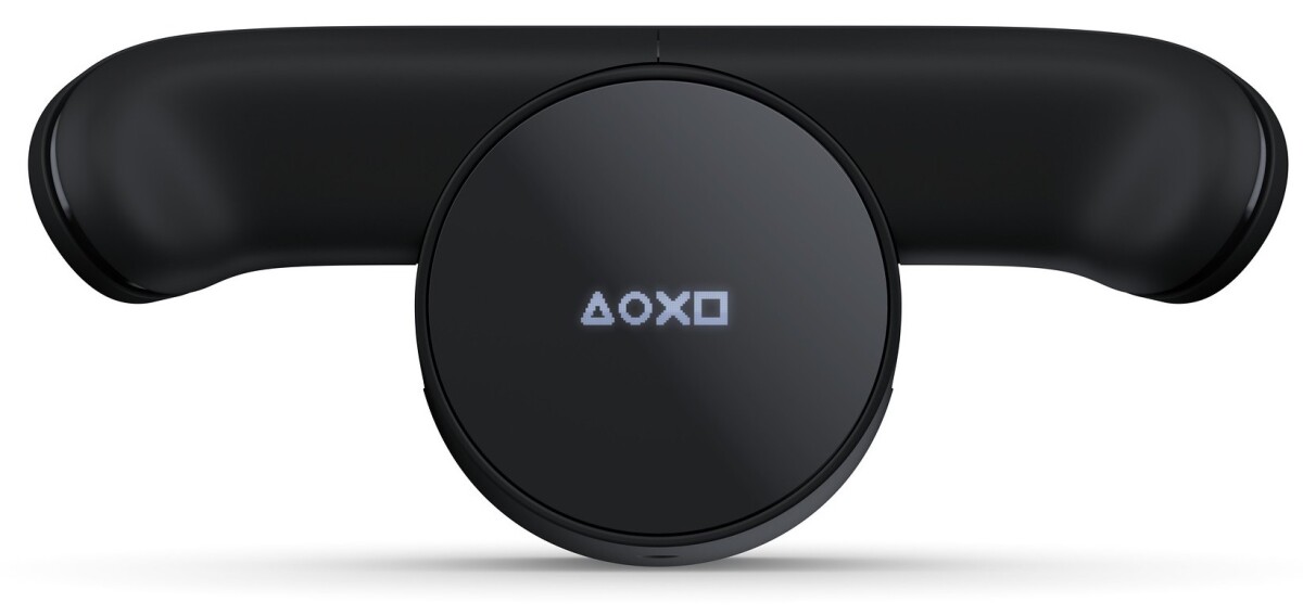 The Back Button Attachment adds two new paddle-shaped buttons that can be customized to different inputs, as well as a round middle button that's also an OLED screen