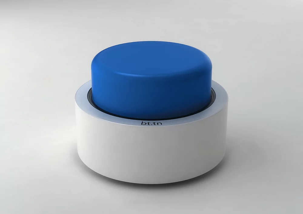 Bttn comes in a range of different colors, but red has to be the logical choice