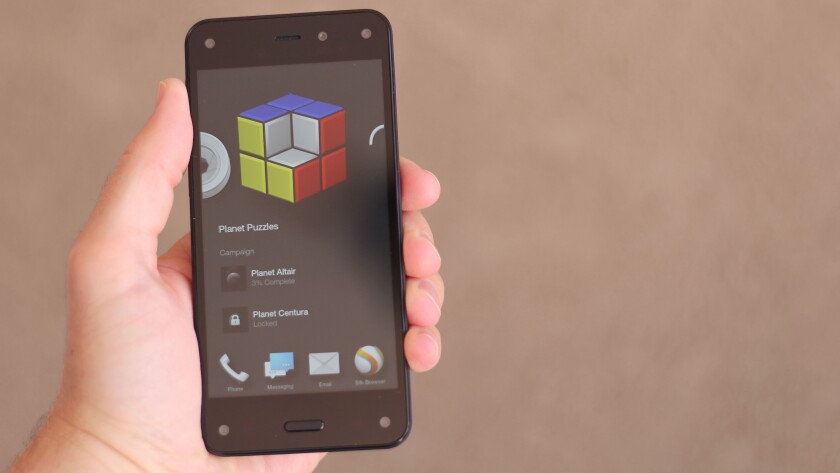 Another look at the Fire Phone's home screen