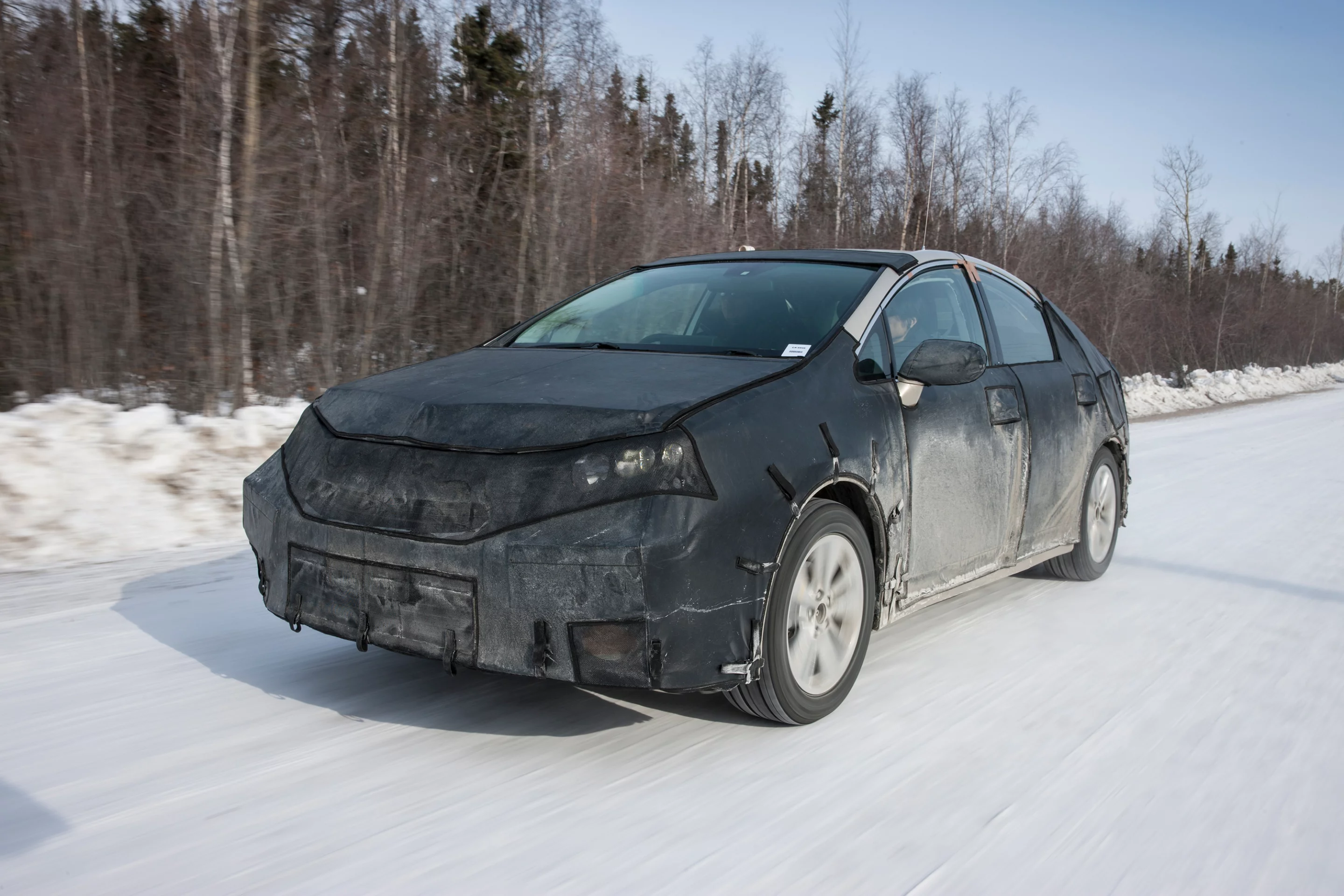 The FCV underwent cold weather testing in Yellowknife, Canada