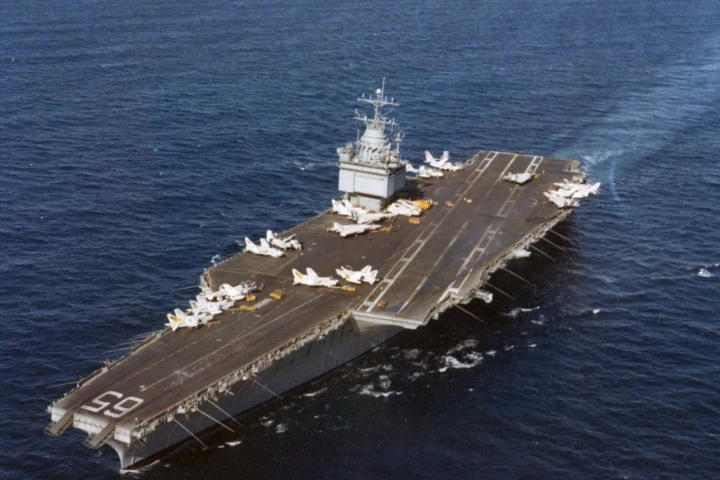 USS Enterprise in 1978