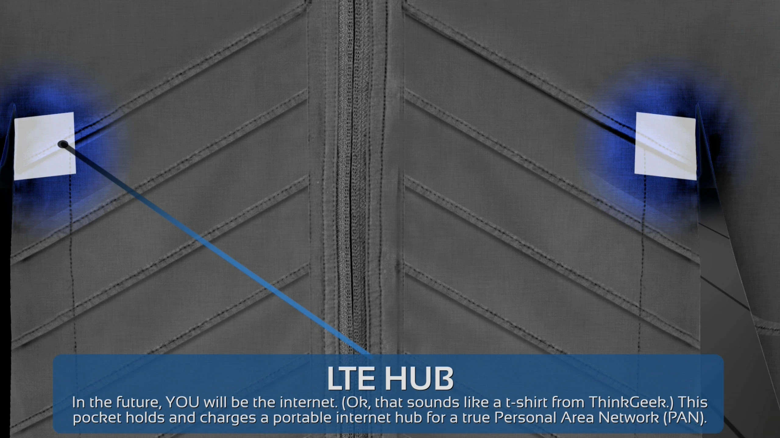An LTE hub provides mobile internet