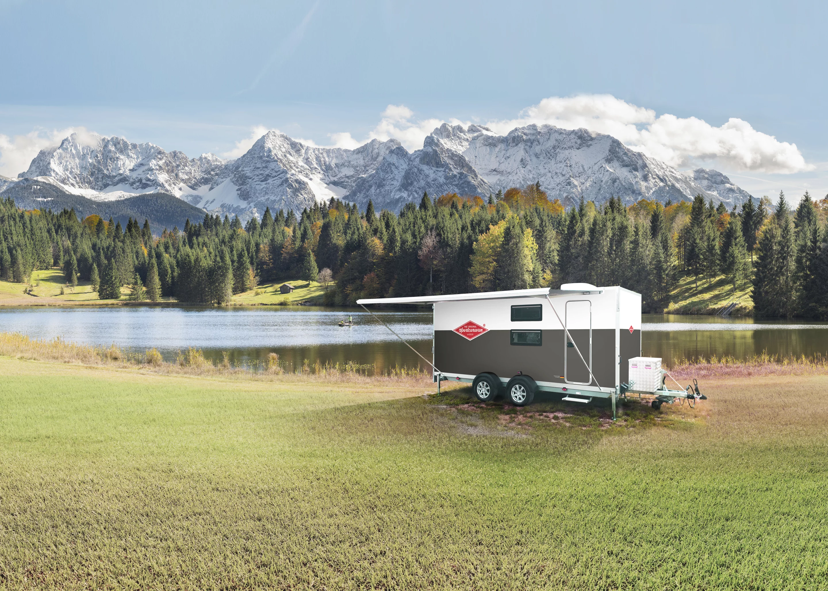Sportcaravan attempts to create the ultimate combo of comfy camper and capable toy hauler