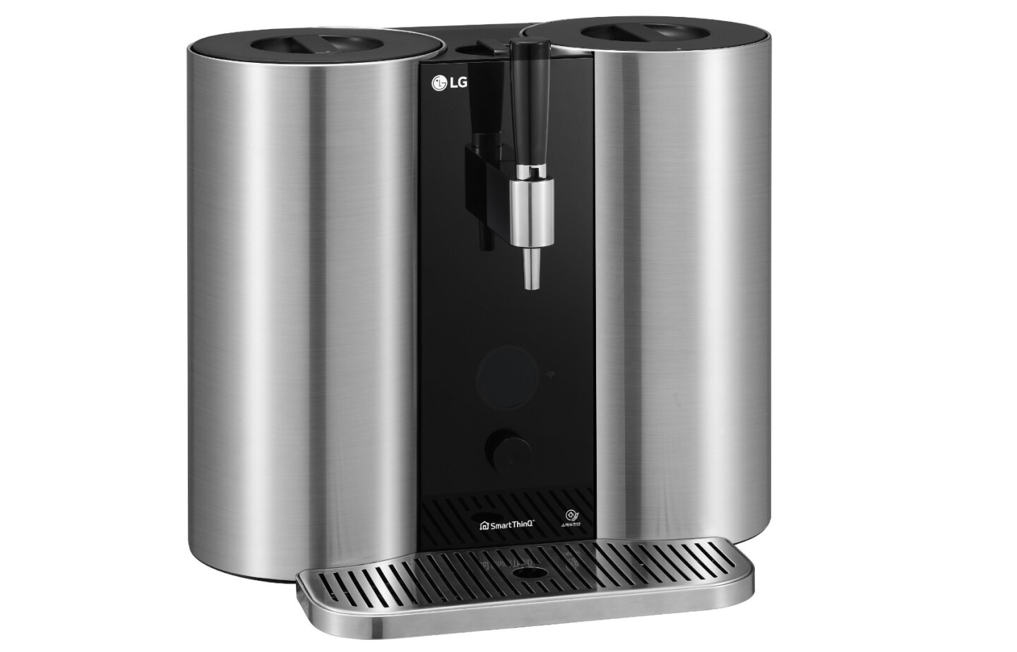 The HomeBrew will take care of the whole brewing process, all a user needs to do is slot in a single use cartridge and press a button