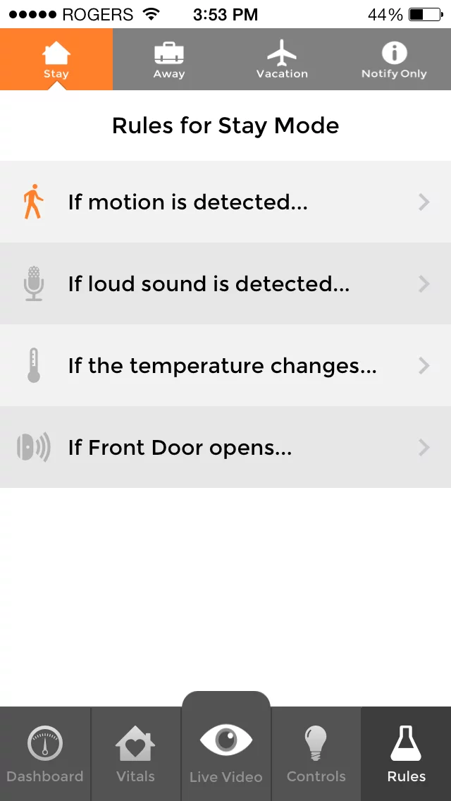 Other custom rules can be set based on a user's requirements