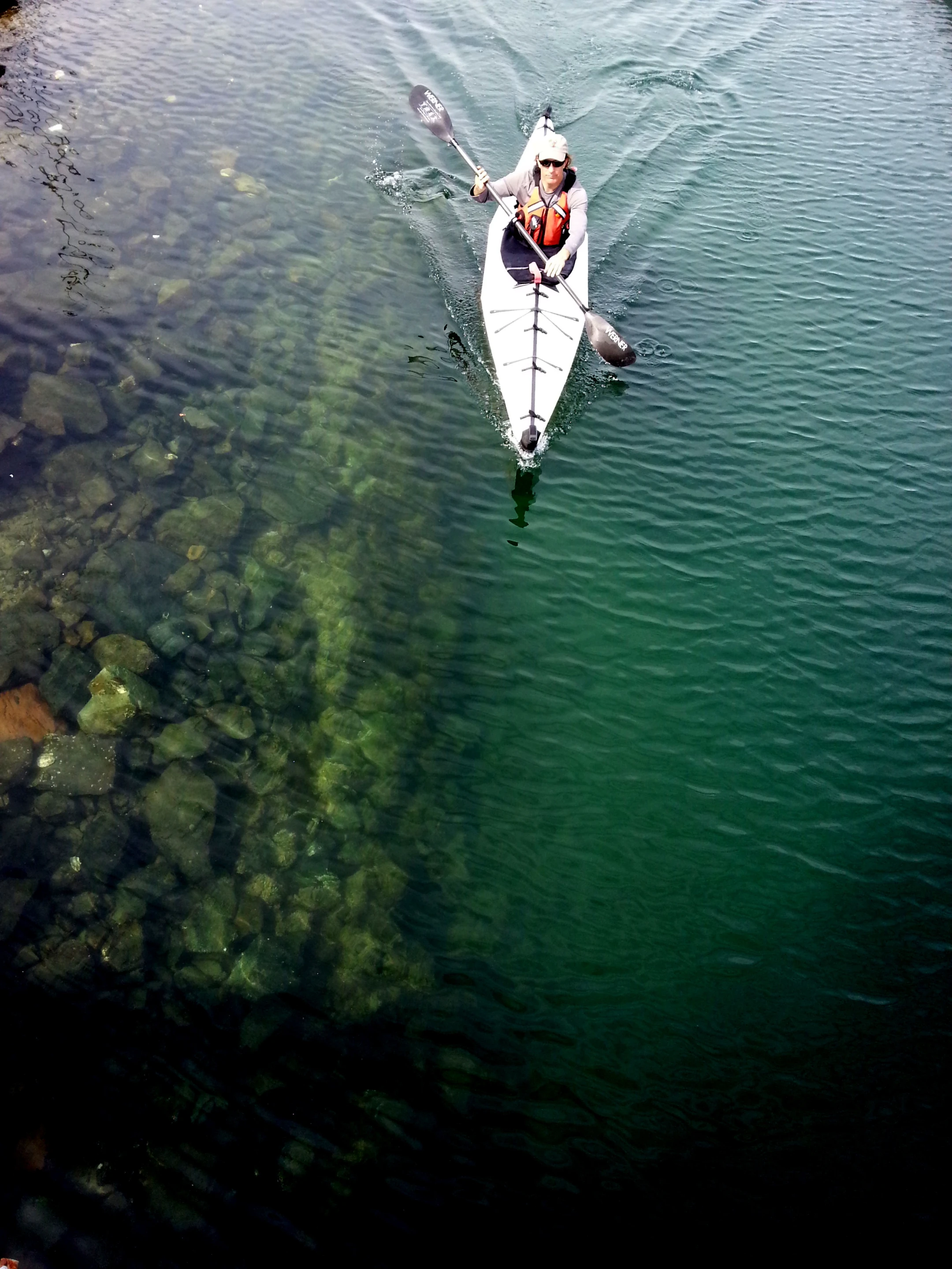 The Oru on the water