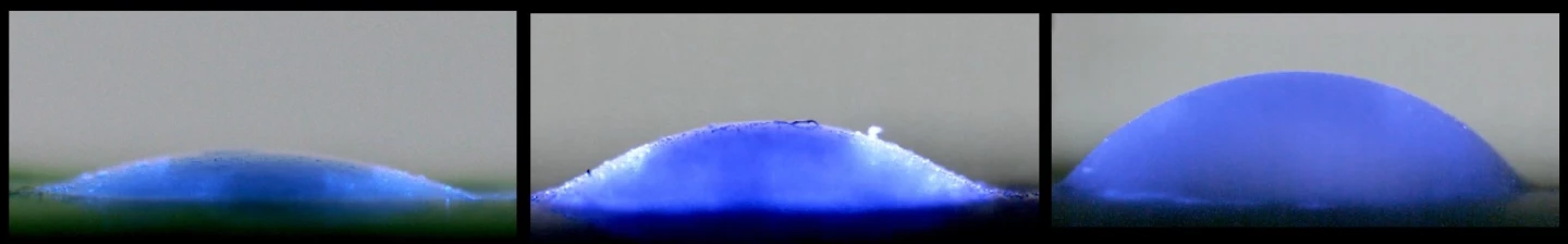 Laser pulses can push the surface upward by about a millimeter