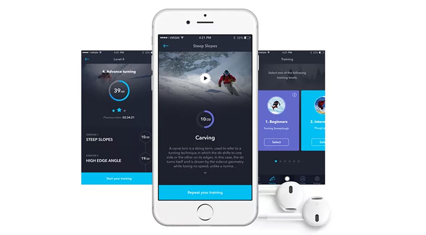 The Carv system can overlay data with video