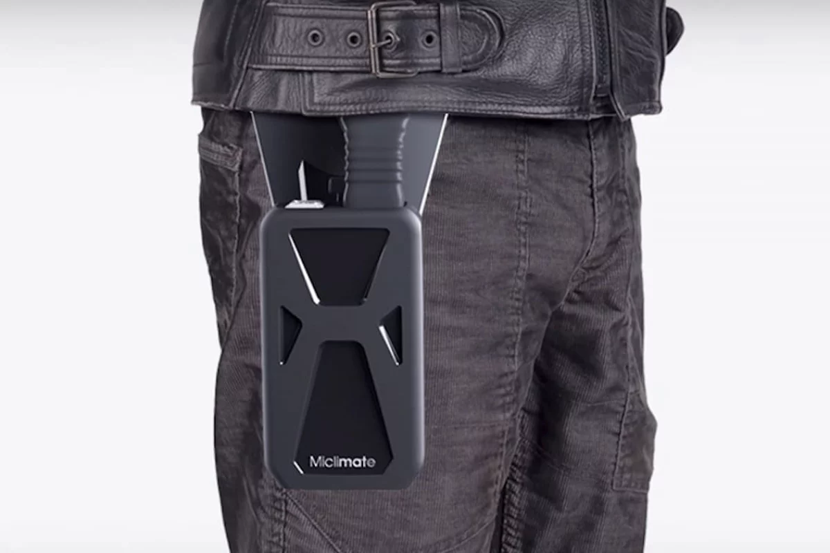 MiClimate is designed to keep motorcyclists cool in hot weather and warm in cold without risking their safety