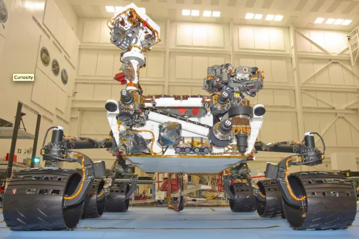 Front view of Curiosity Mars rover(Image: NASA)