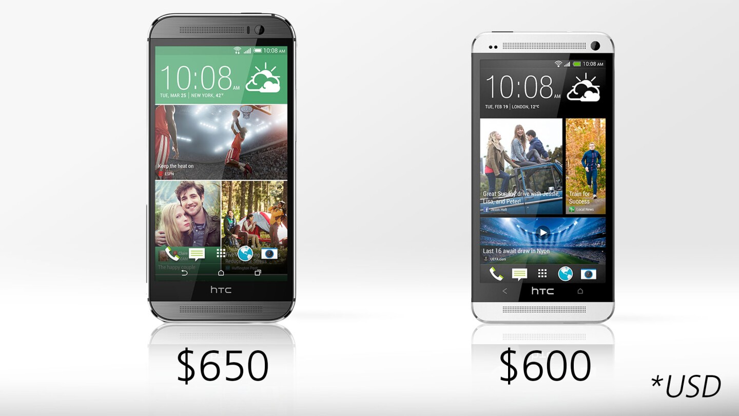 Off-contract starting prices for each phone, though we wouldn't be surprised to see some deeper discount for the original model