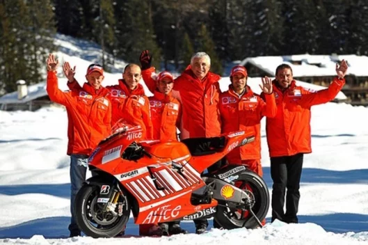 With Valentino Rossi on the same Bridgestone tyres, the Ducati team has a point to prove in 2008