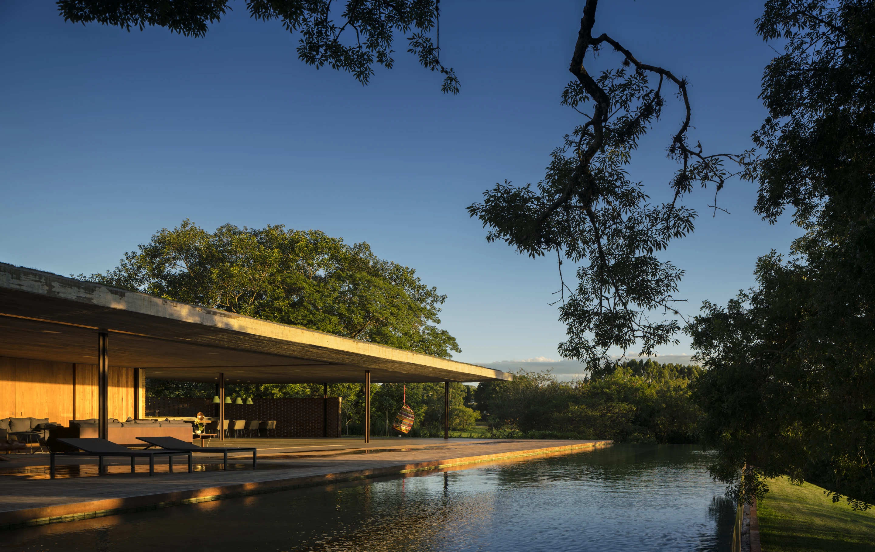 Another shot of Planar House's swimming pool
