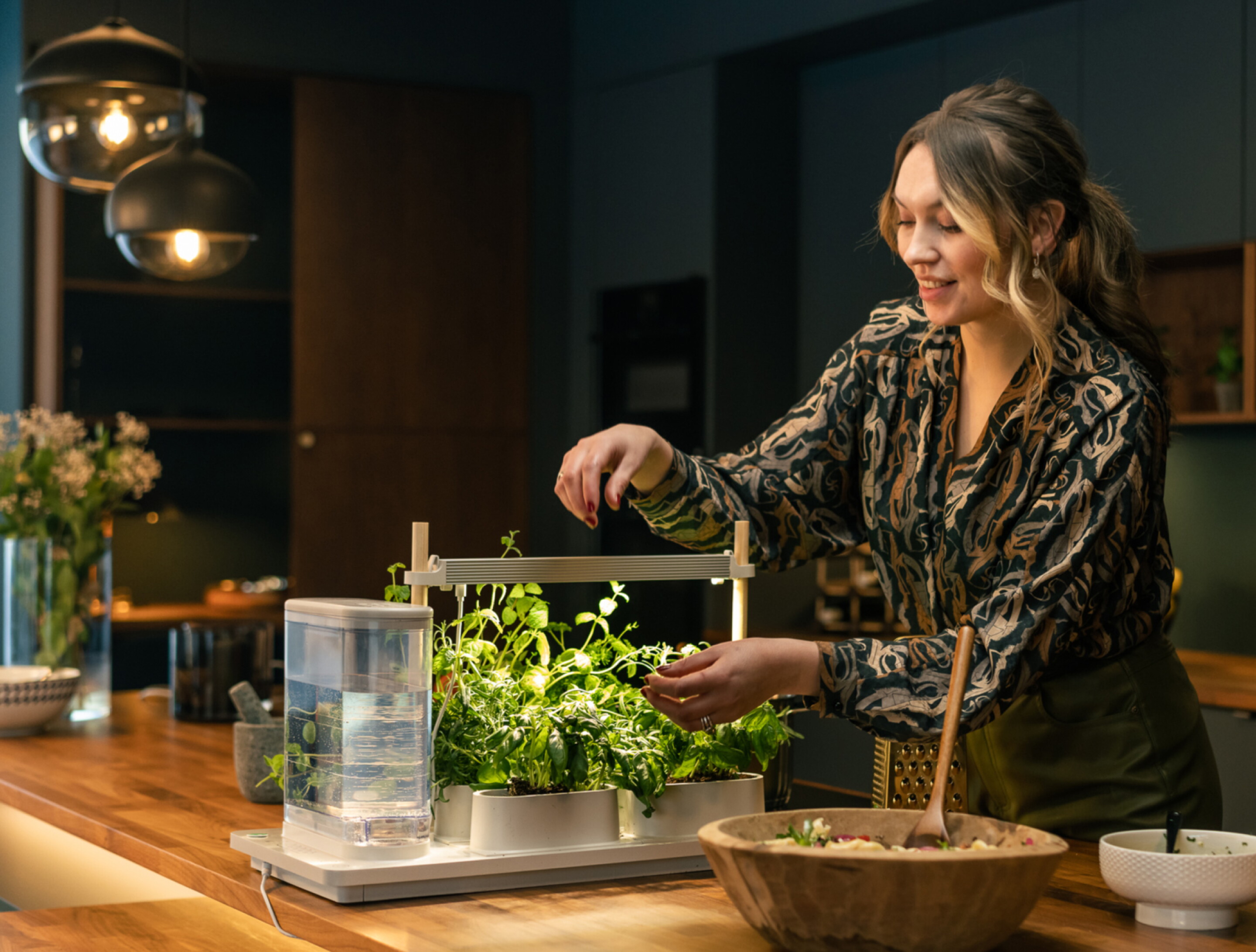 Scandinavian design meets automated growing in the Auk indoor garden