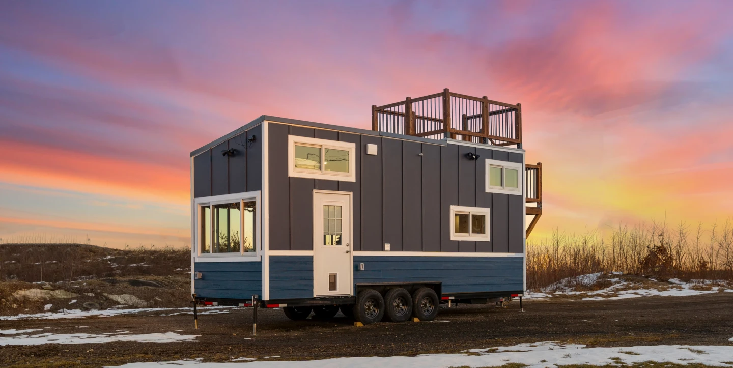 Terrace-topped tiny house makes clever use of a compact footprint