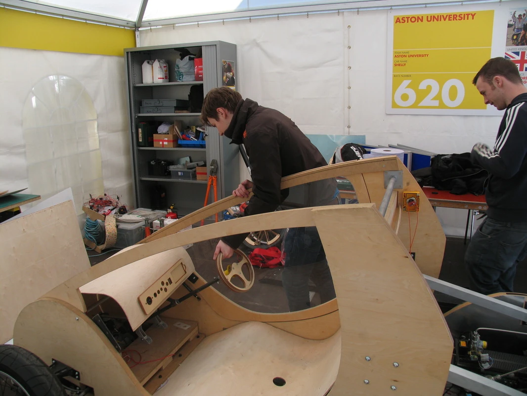 At the European Eco-Marathon event