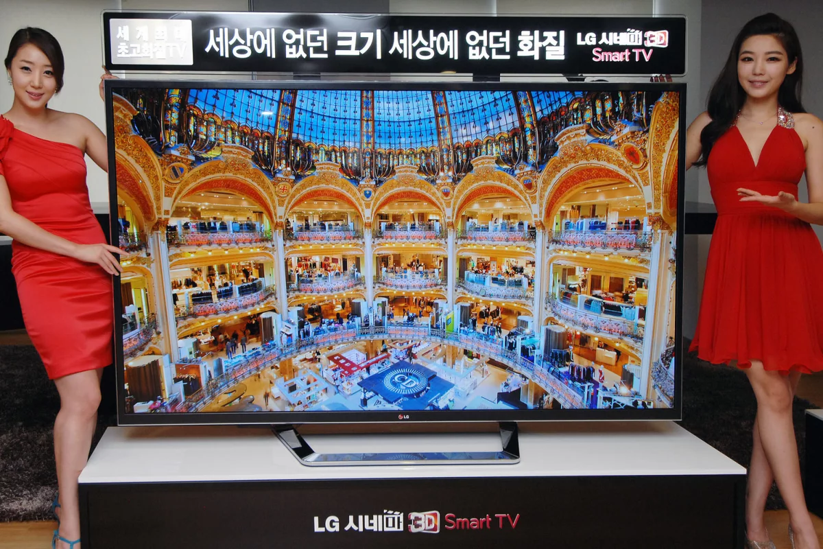 LG's new 84 inch Ultra HD television (Photo: LG)