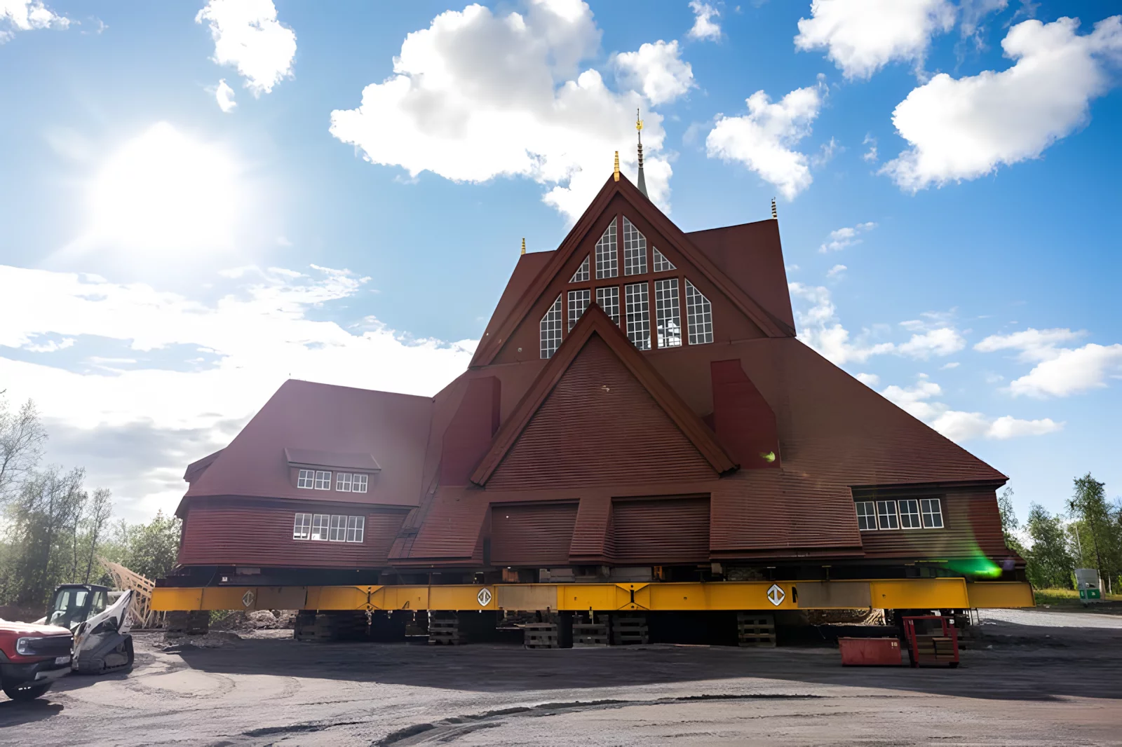 Completed in 1912, the Kiruna Church is considered one of Sweden's most important architectural landmarks