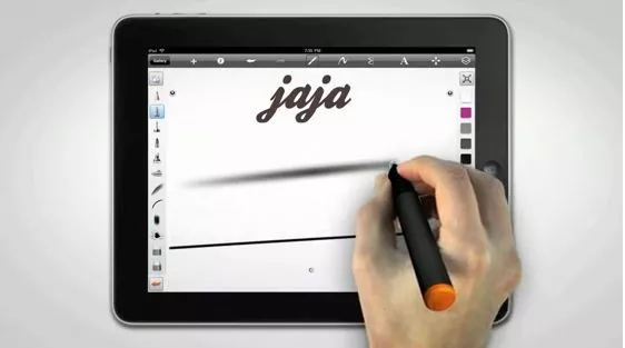 The jaja is a computer stylus that transmits user pressure using high-frequency sound