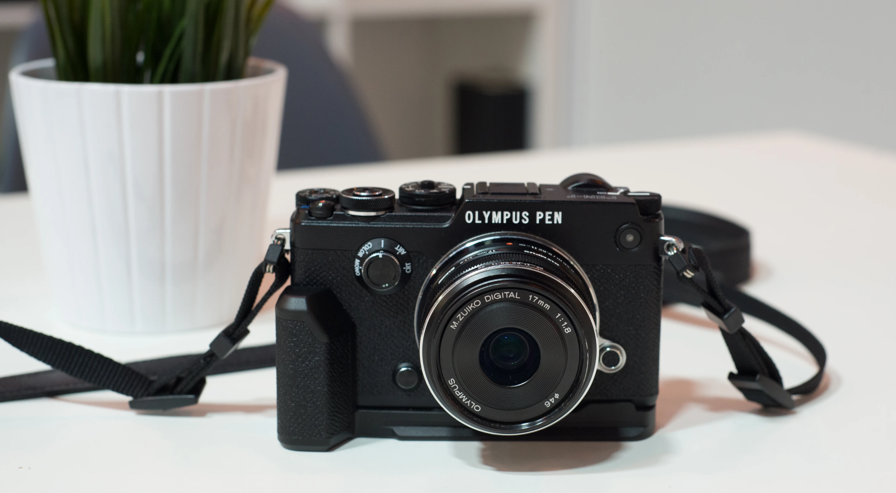 The Olympus PEN-F is a stylish mirrorless camera