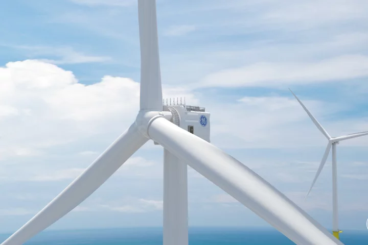 The Haliade-X turbines stand 260 meters (853 ft) tall, and will feature as part of the US' first large-scale offshore wind farm