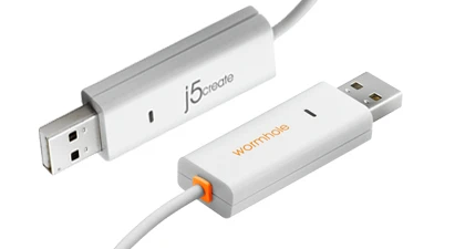 The Wormhole Switch may look like a simple USB cord, but actually allows files to be transferred between almost any computer or smart device