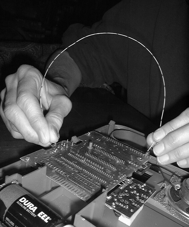 Toys and games are opened up to reveal the circuitry and subjected to random audio short-circuiting to create new experimental audio generators