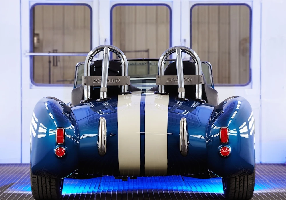 The ORNL Shelby Cobra rear view