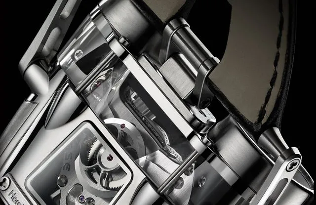 The Horological Machine No. 4 Thunderbolt is a titanium and sapphire watch inspired by aircraft, that costs almost US$200,000