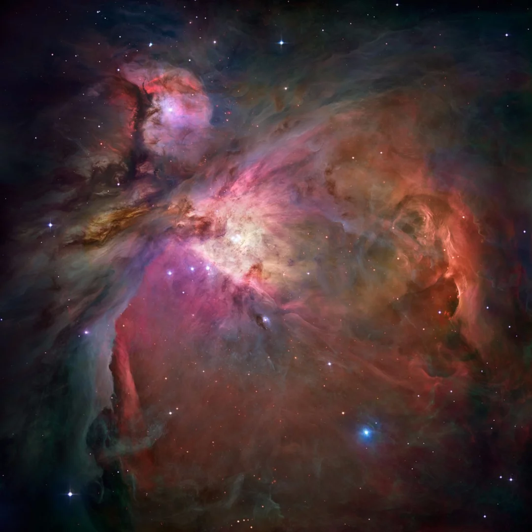 M42, otherwise known as the Orion Nebula, is a region of intense star formation