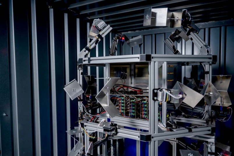 The system uses rotating mirrors to prevent spoofing