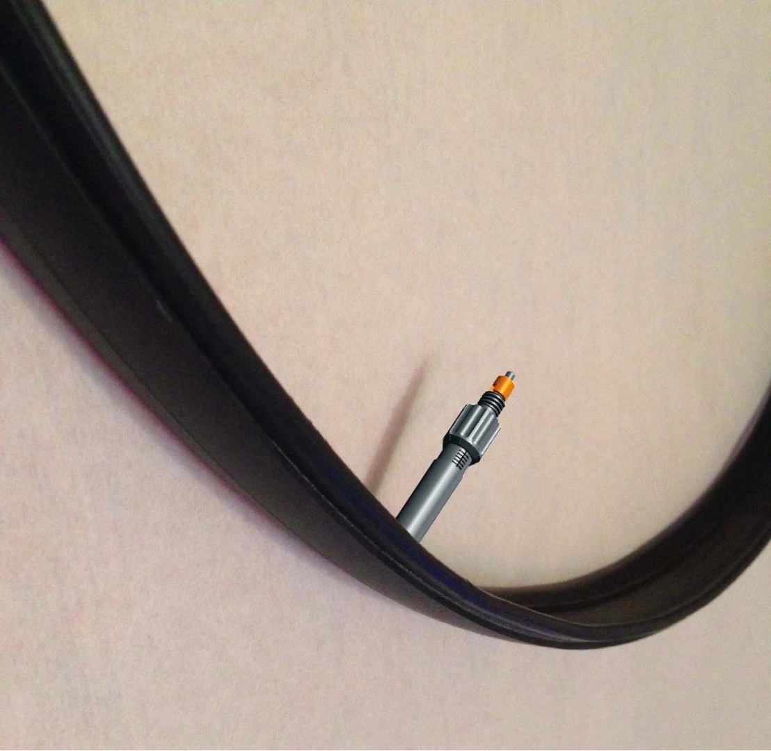 The PumpTube is claimed to use wheel motion to draw air into itself