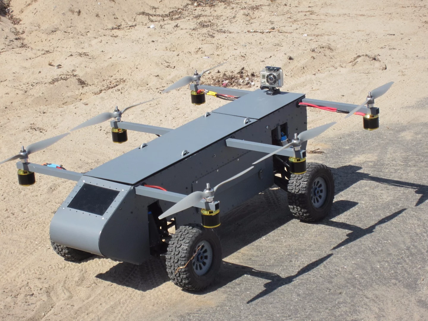 The AT Panther delivery system modified to add a robotic arm