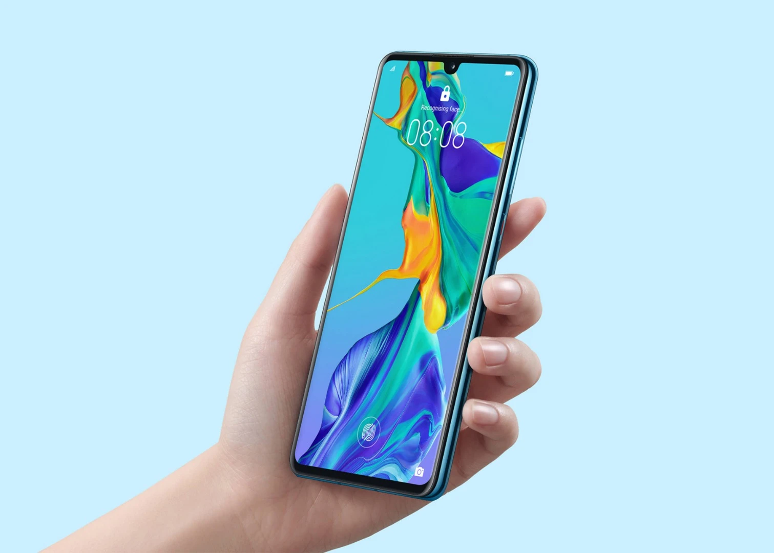 The Huawei P30 runs the Kirin 980 processor, with up to 8 GB of RAM and 128 GB of storage available