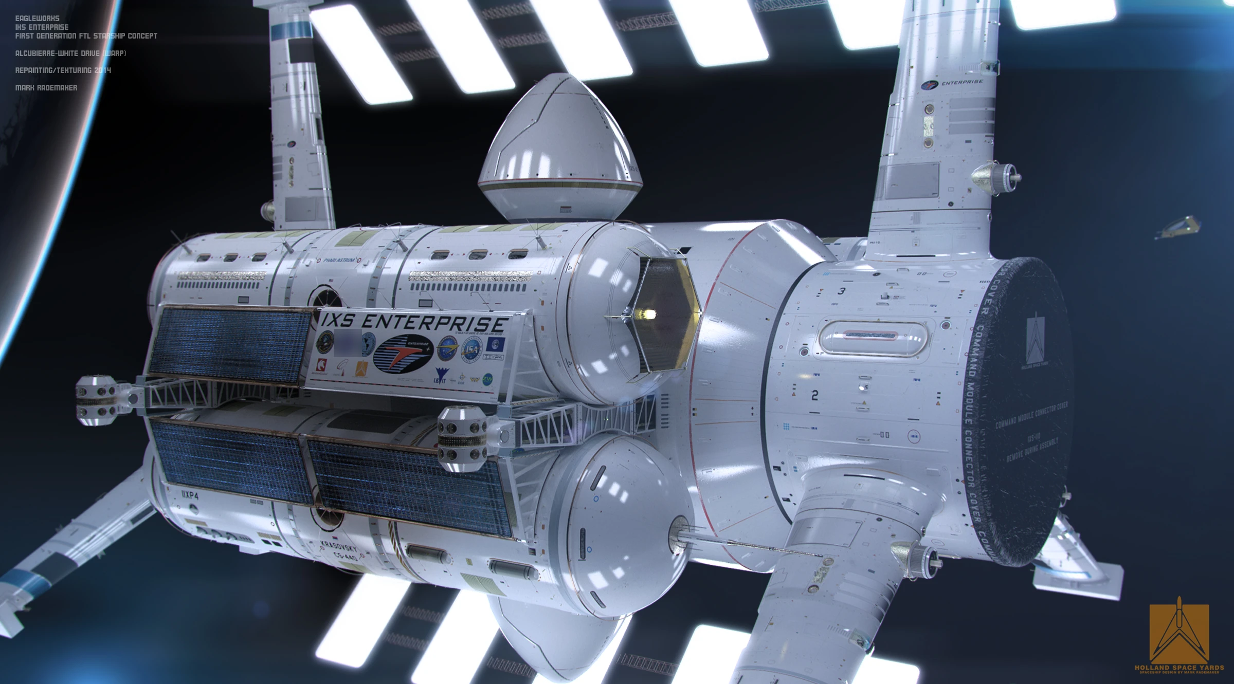 Service module of IXS Enterprise (Image: Courtesy of Mark Rademaker)