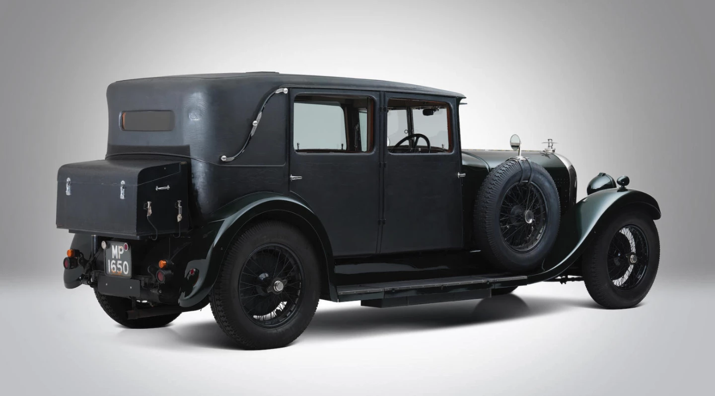 €1,150,000 | 1928 Bentley 6½-Liter Four Light Weymann Fabric Sports Saloon | Auction Description: Bonhams