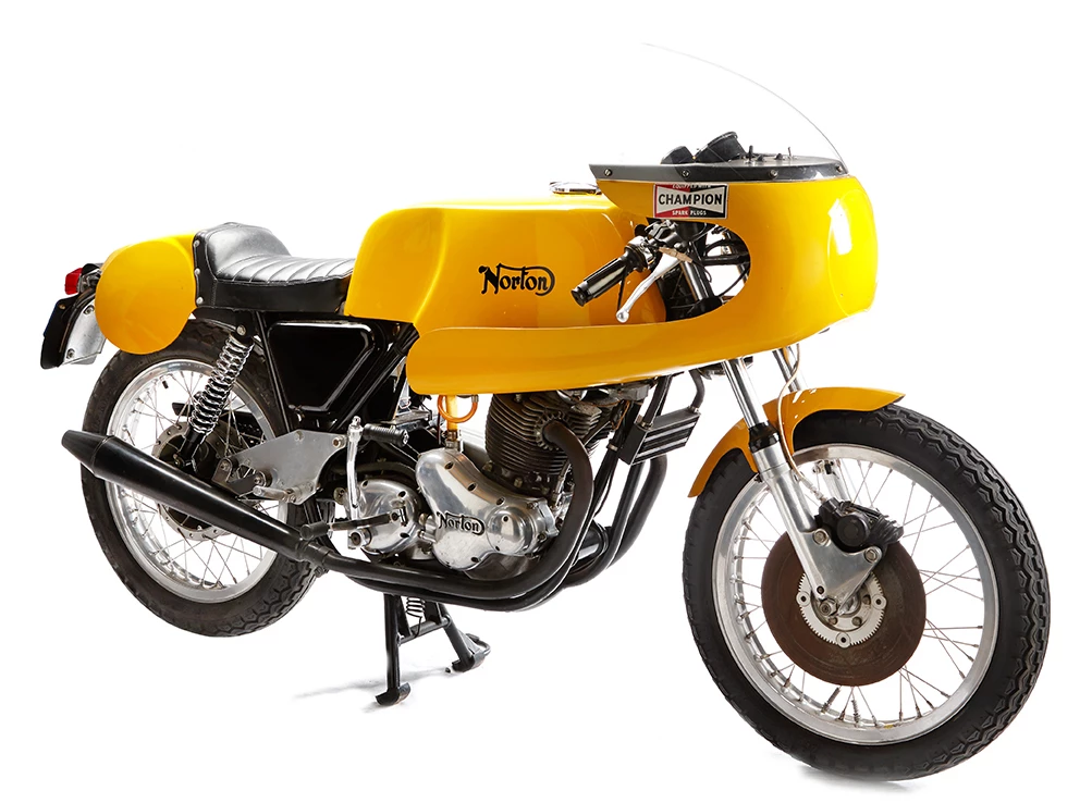 The Commando Production Racer was the ultimate development of the Big British Twin motorcycle layout as well as being the fastest, best-handling, lightest and quickest Norton Commando you could buy. They were hand built by Peter Inchley’s famous "Long Shop" race department team estimates suggest somewhere between 100 and 120 were built, making this a very desirable motorcycle. The ultimate Commando proved its worth in British and European production racing during the early seventies, virtually owning the class. Estimate: NZD$35,000 to 45,000 (US$22,000 to $28,000)